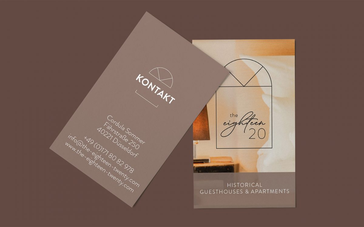 The eighteen 20, Visitenkarte. Younique Branding, Referenzen