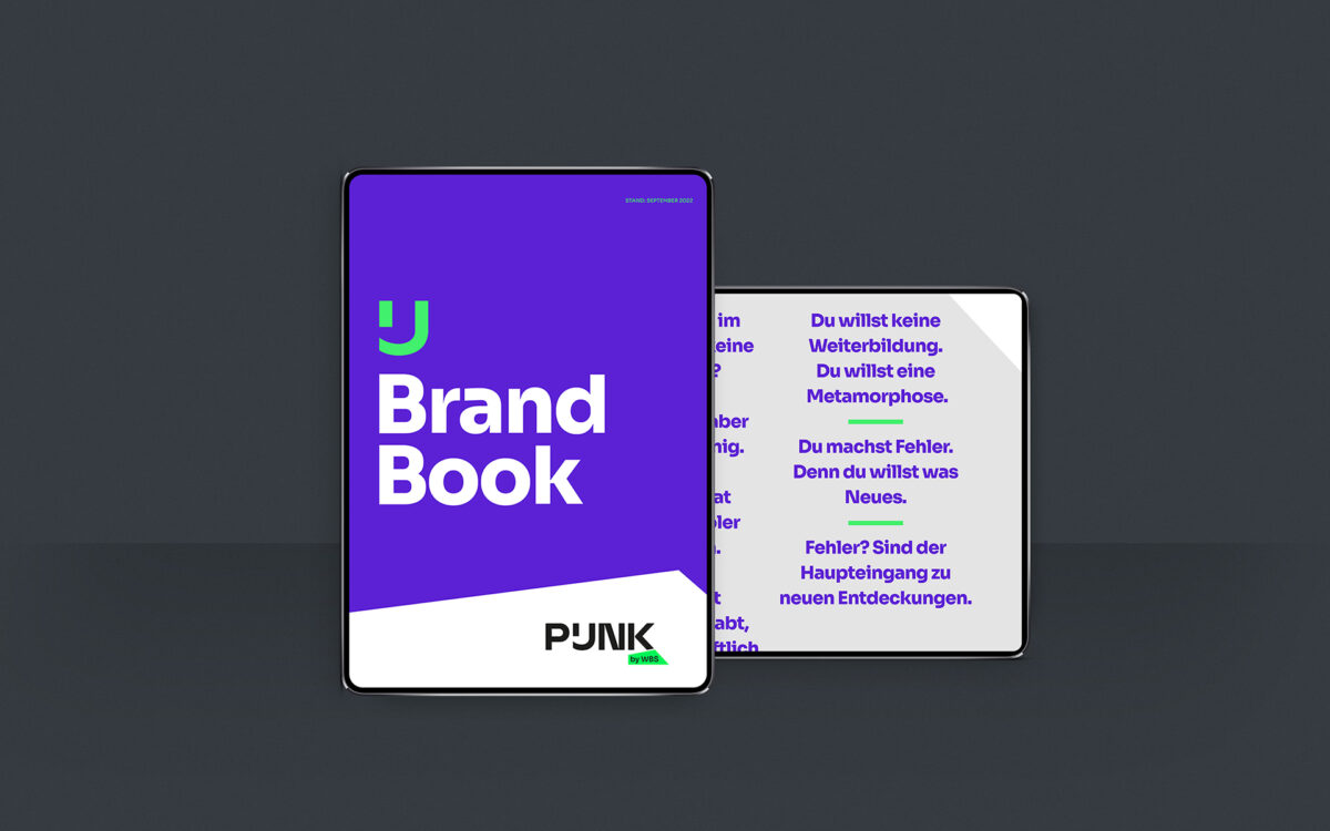 Brand Book für PUNk by WBS